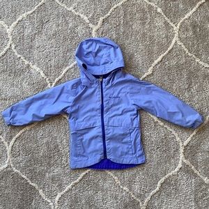 Girls Columbia fleece lined Raincoat